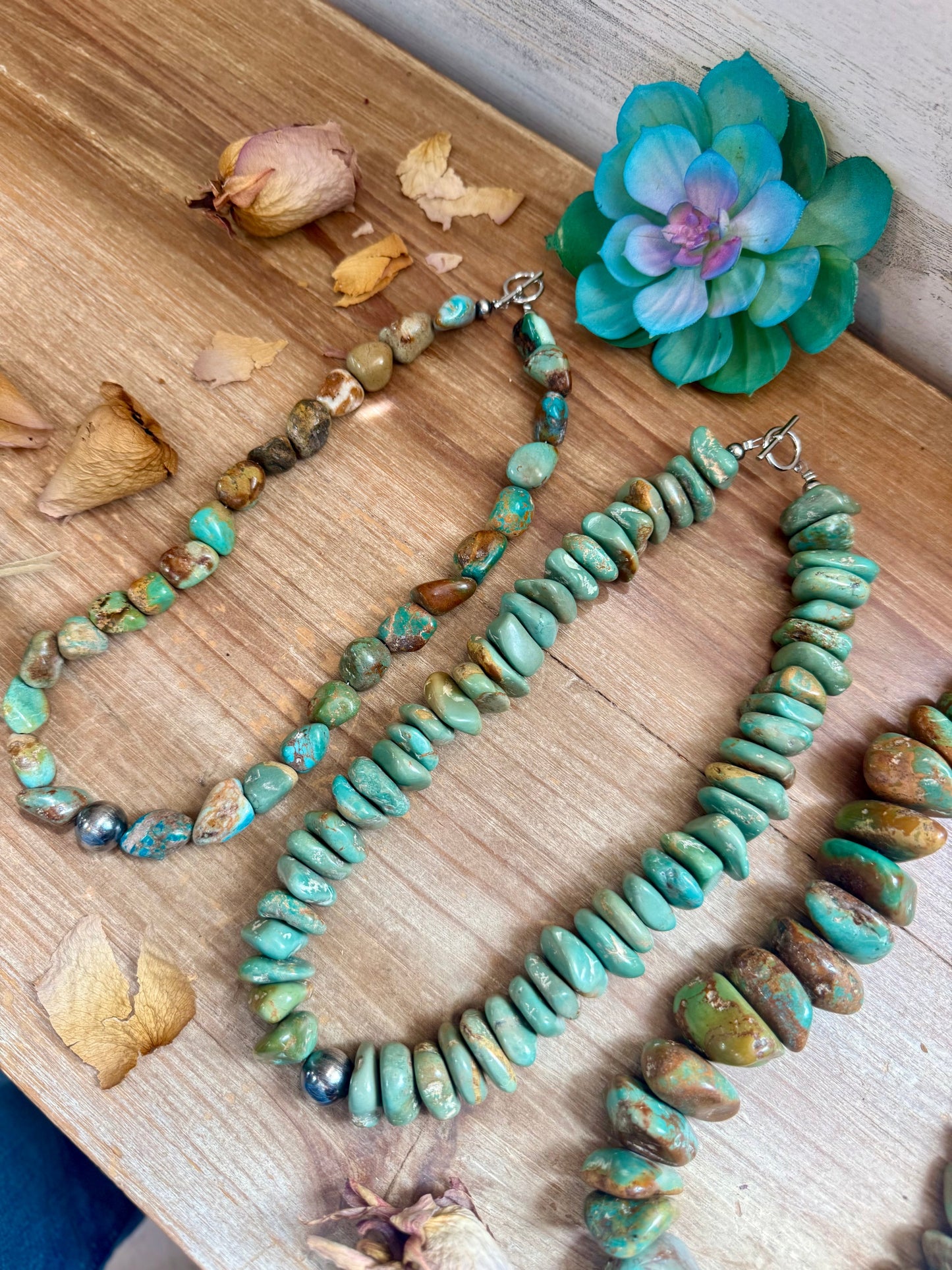Turquoise Nugget Statement Necklace