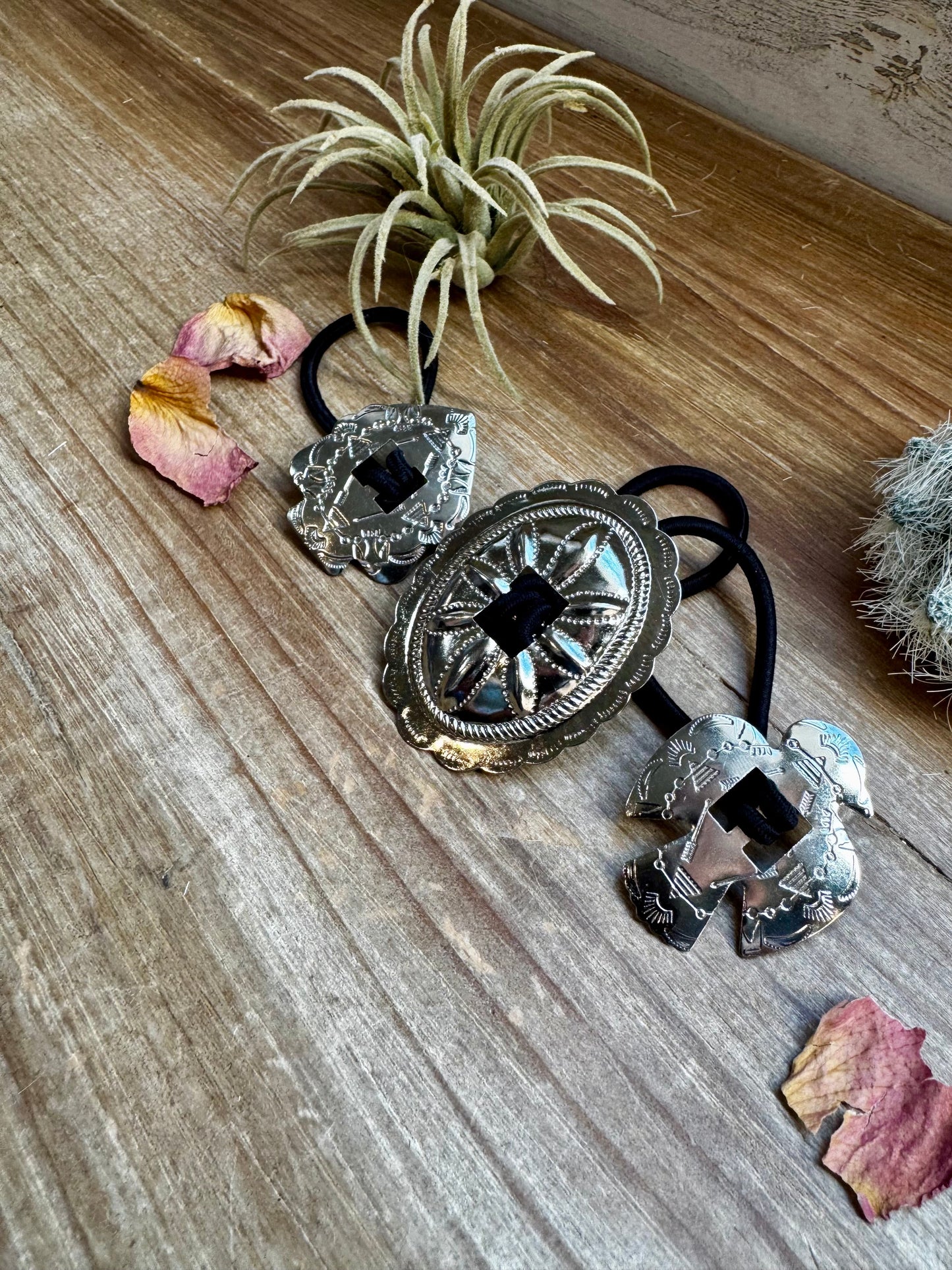 Concho Hair Tie - pick your favorite - Buy 1, Get one Free