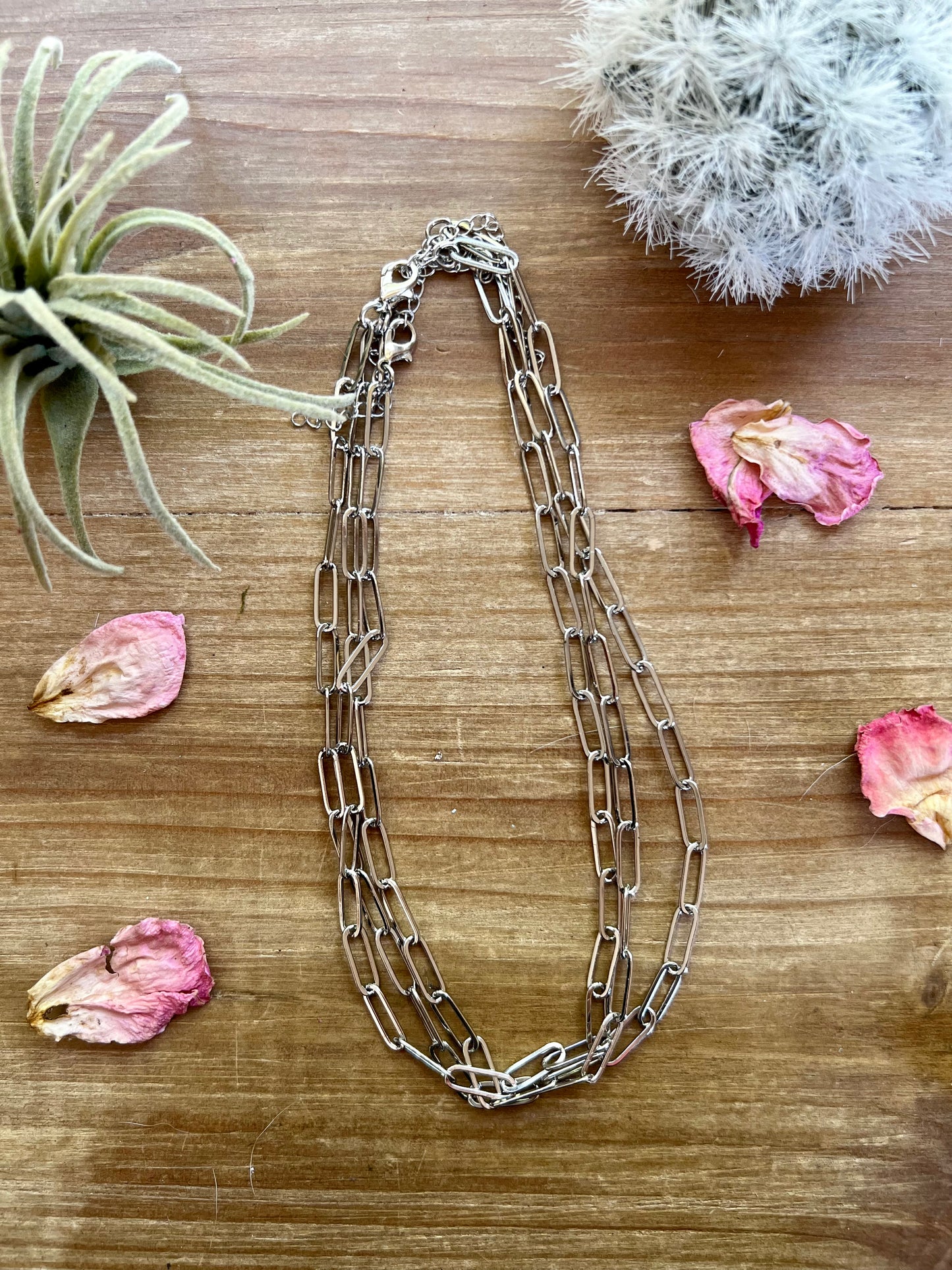 Chain choker silver