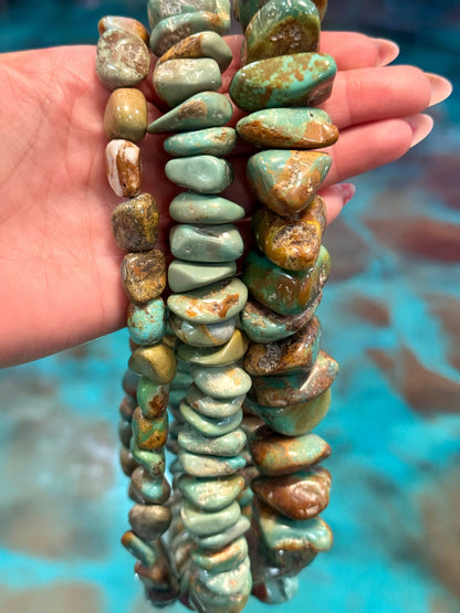 Turquoise Nugget Statement Necklace