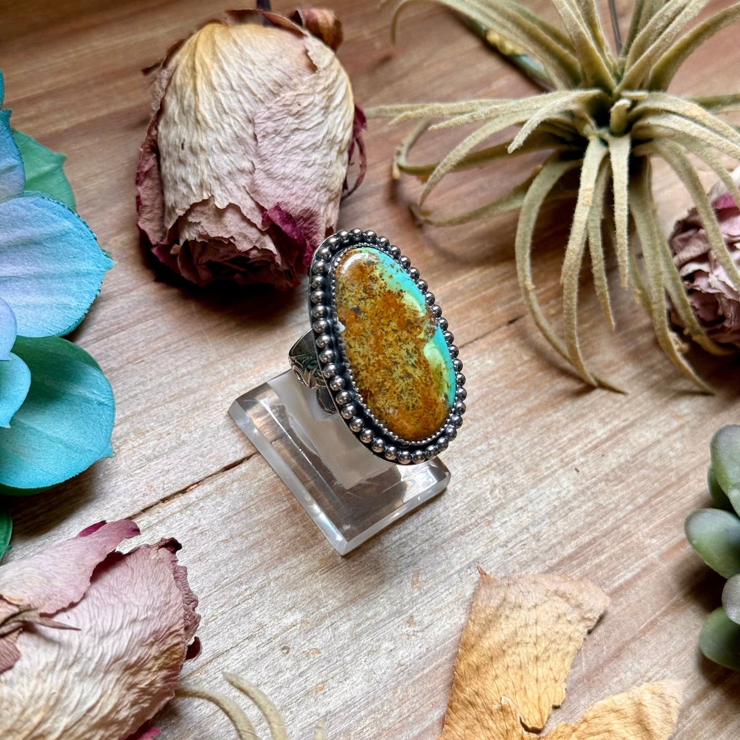 MJ Turquoise Ring – Sterling Silver