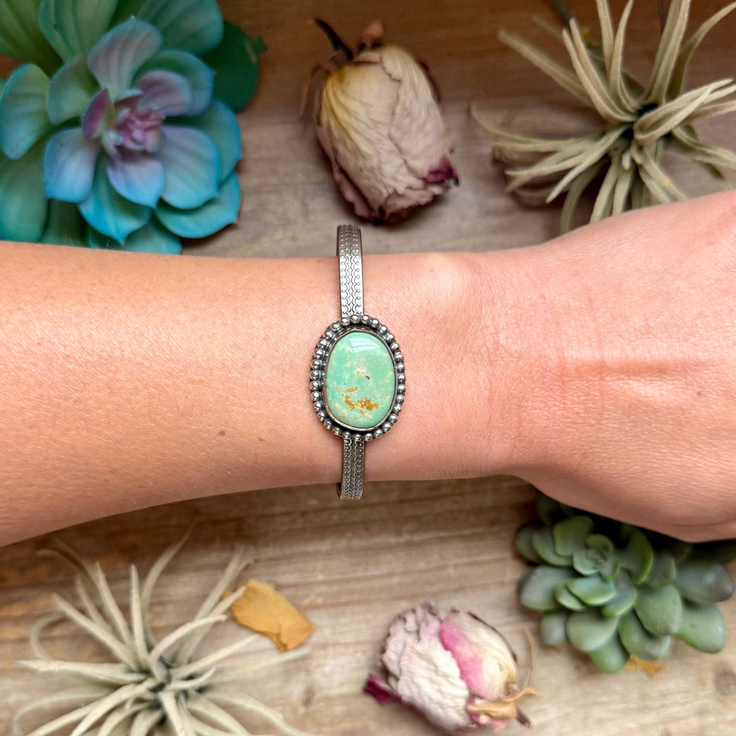 Copper & Turquoise Cuff Bracelet