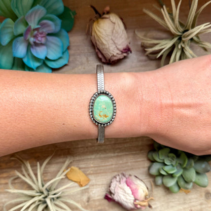 Copper & Turquoise Cuff Bracelet