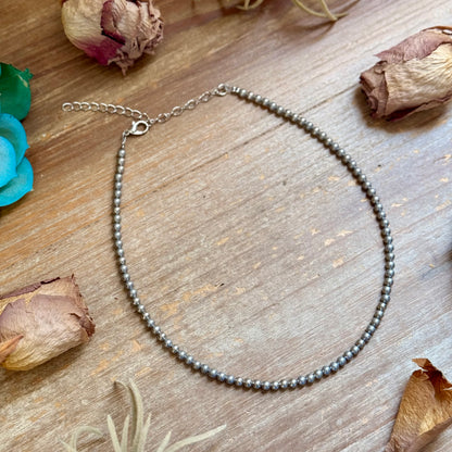 4mm Silver Plated Choker
