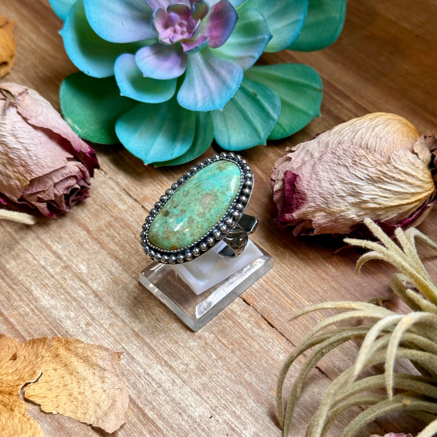 MJ Turquoise Ring – Sterling Silver