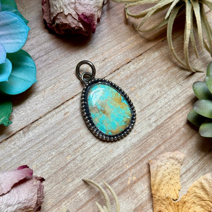 MJ Turquoise Pendant – Sterling Silver
