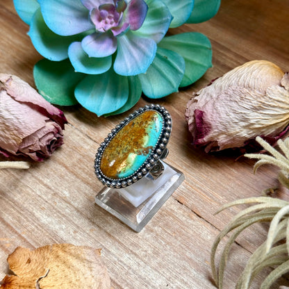 MJ Turquoise Ring – Sterling Silver