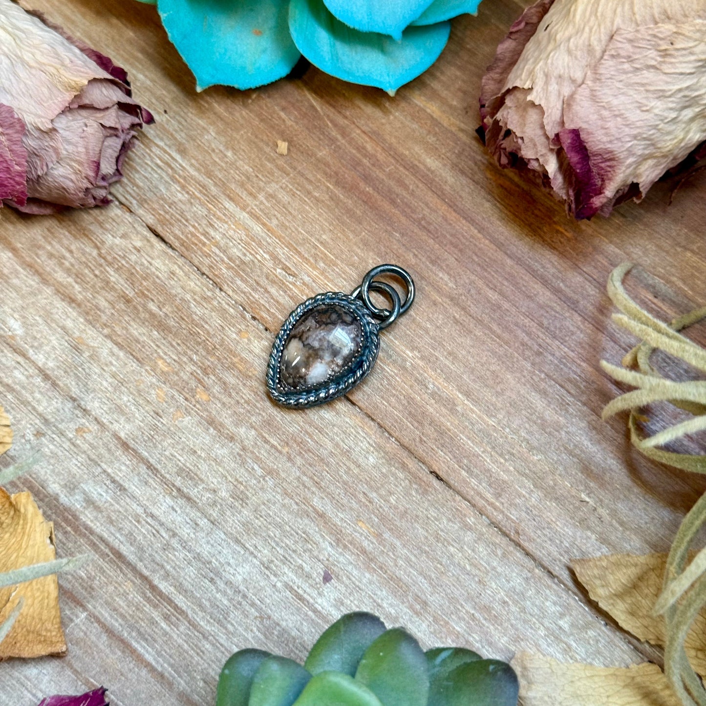 FREE Sterling Silver Necklace + MJ Wild Horse Matrix Charm