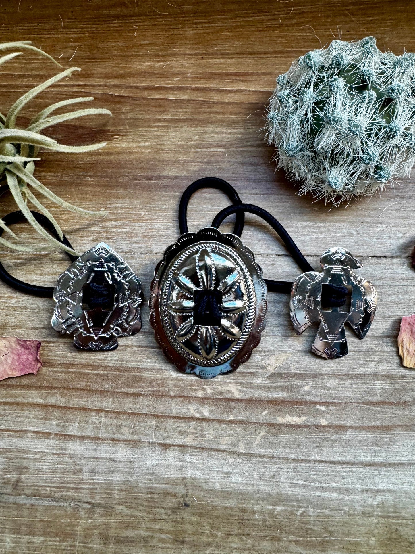 Concho Hair Tie - pick your favorite - Buy 1, Get one Free