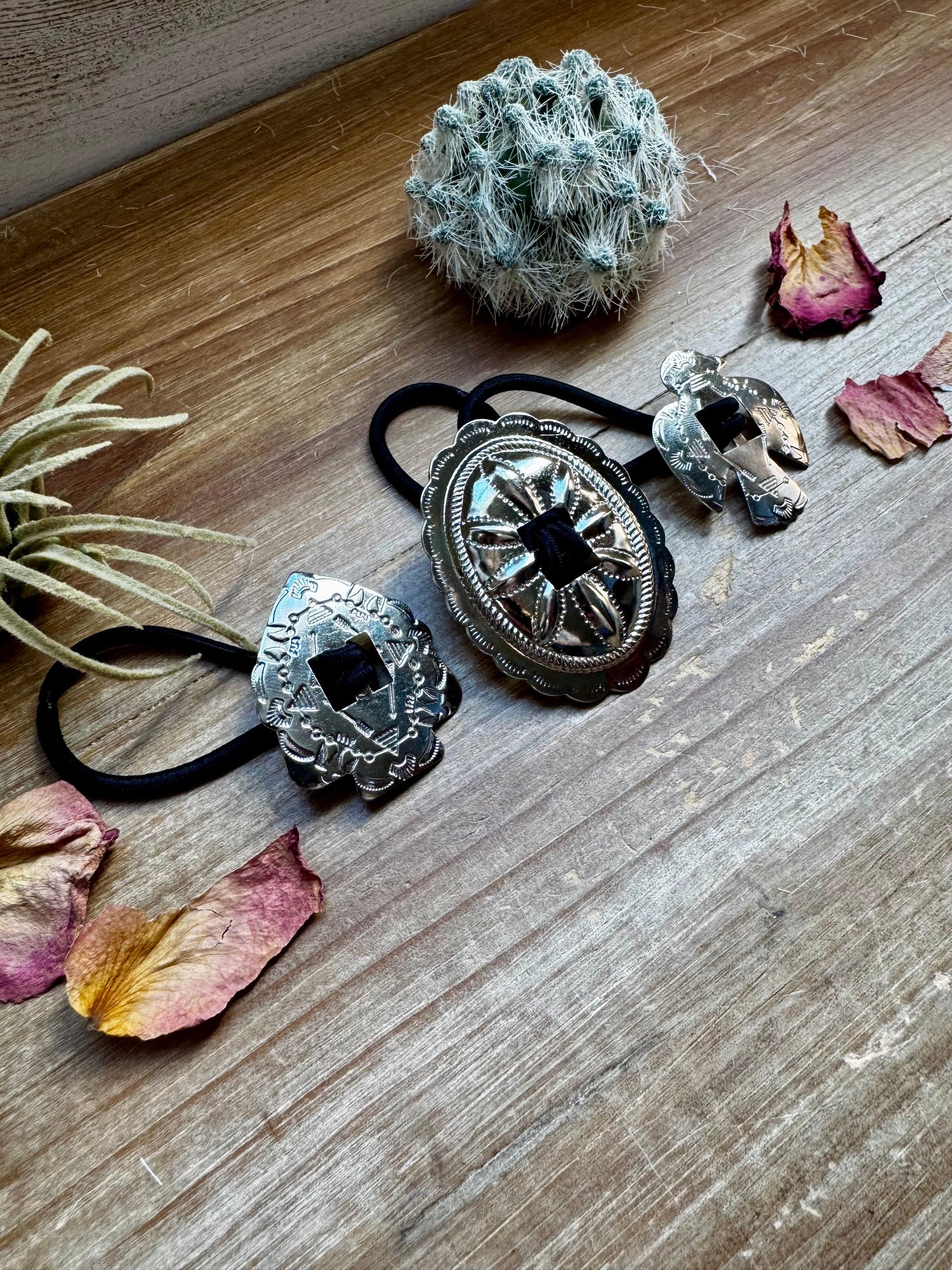 Concho Hair Tie - pick your favorite - Buy 1, Get one Free