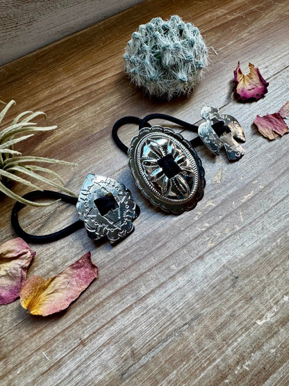 Concho Hair Tie - pick your favorite - Buy 1, Get one Free