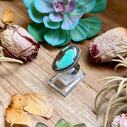 MJ Turquoise Ring – Sterling Silver