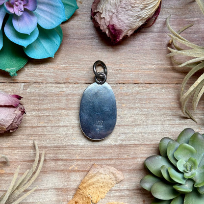MJ Turquoise Pendant – Sterling Silver