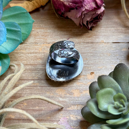 Mj Ring - Turquoise Free Form Adjustable Ring