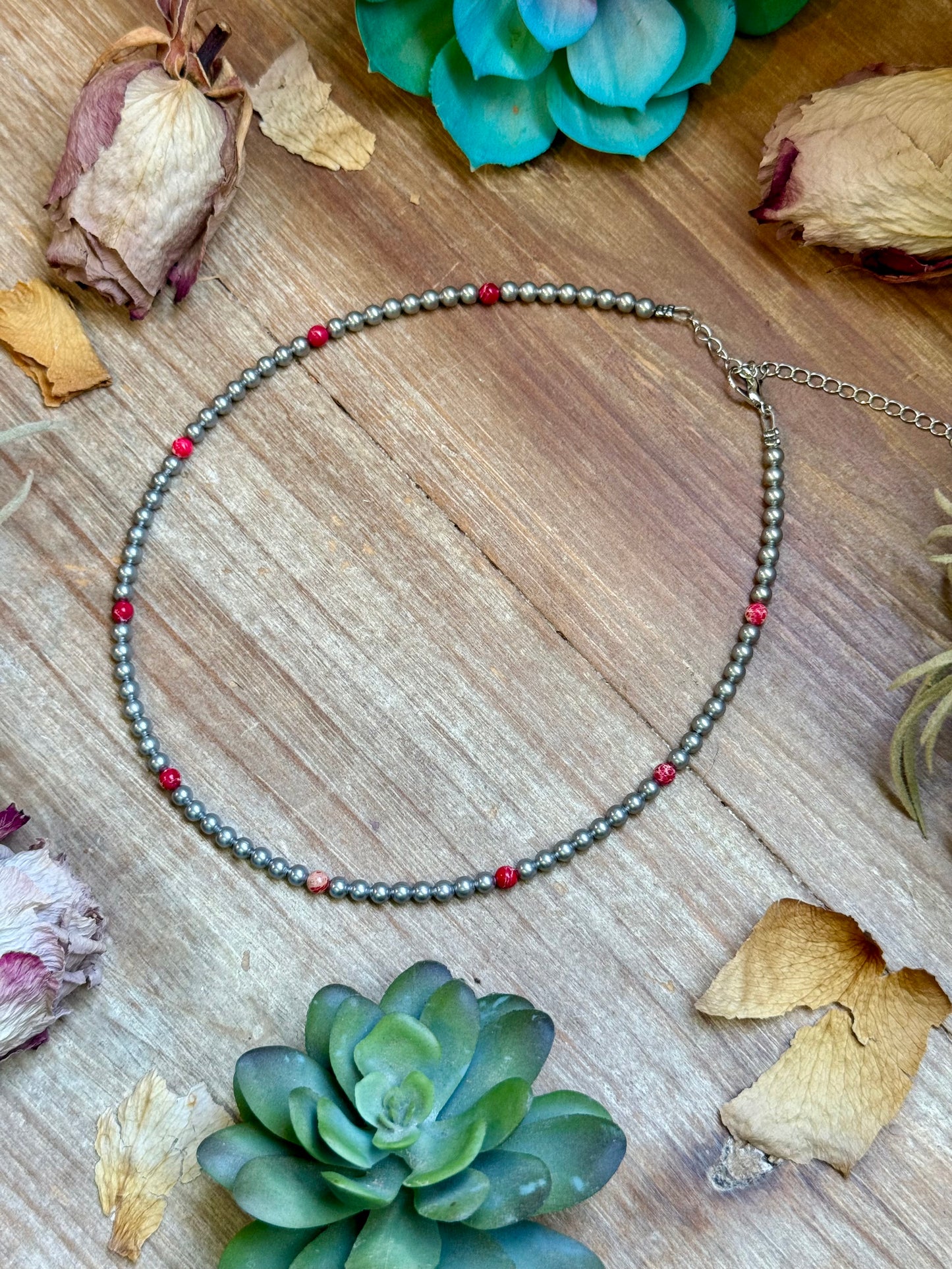 Pink Sea Sediment Necklace