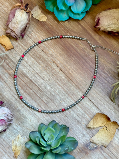 Pink Sea Sediment Necklace