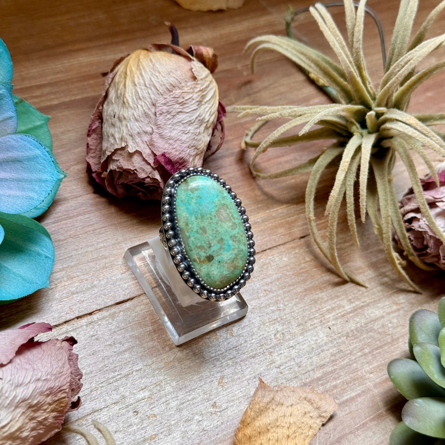 MJ Turquoise Ring – Sterling Silver