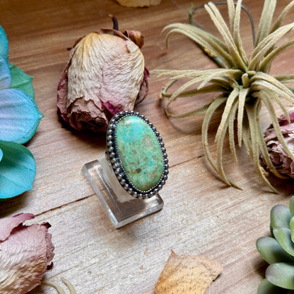 MJ Turquoise Ring – Sterling Silver