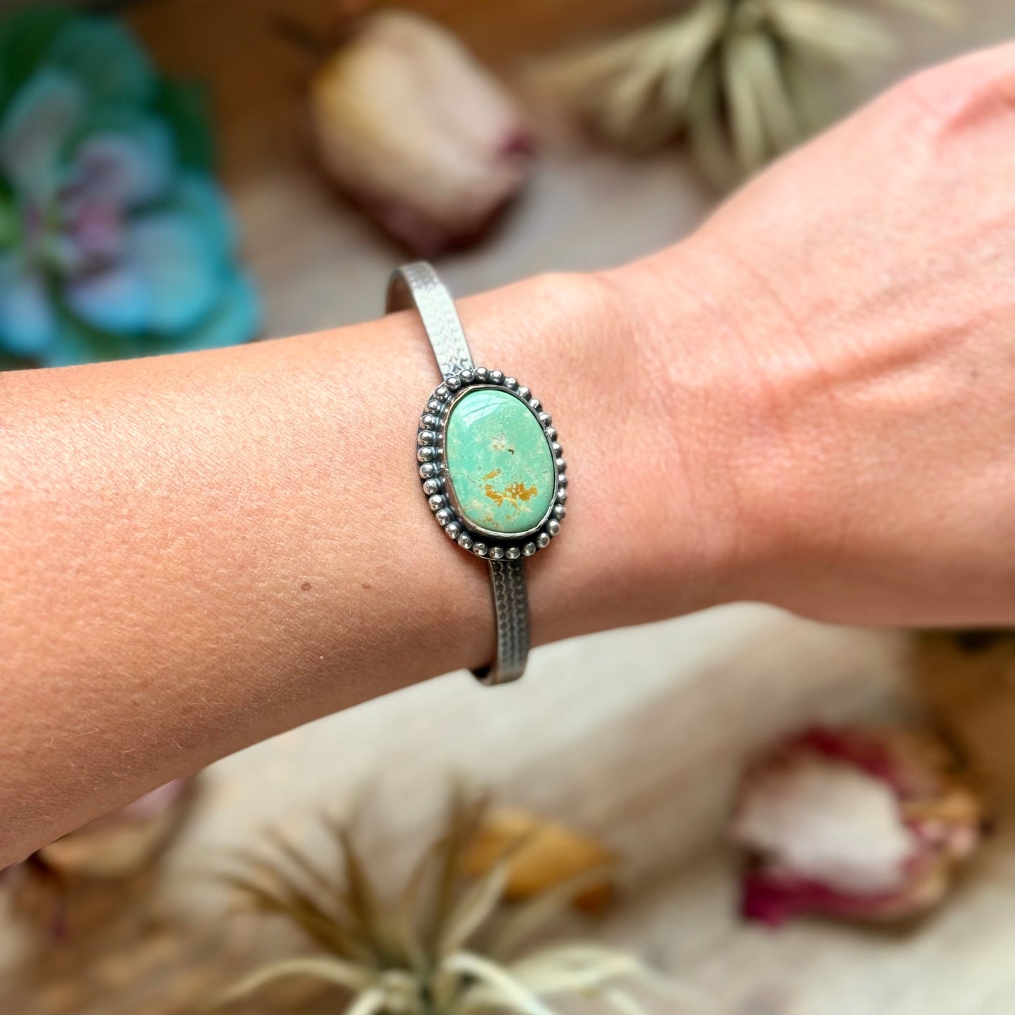 Copper & Turquoise Cuff Bracelet