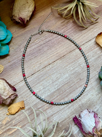 Pink Sea Sediment Necklace