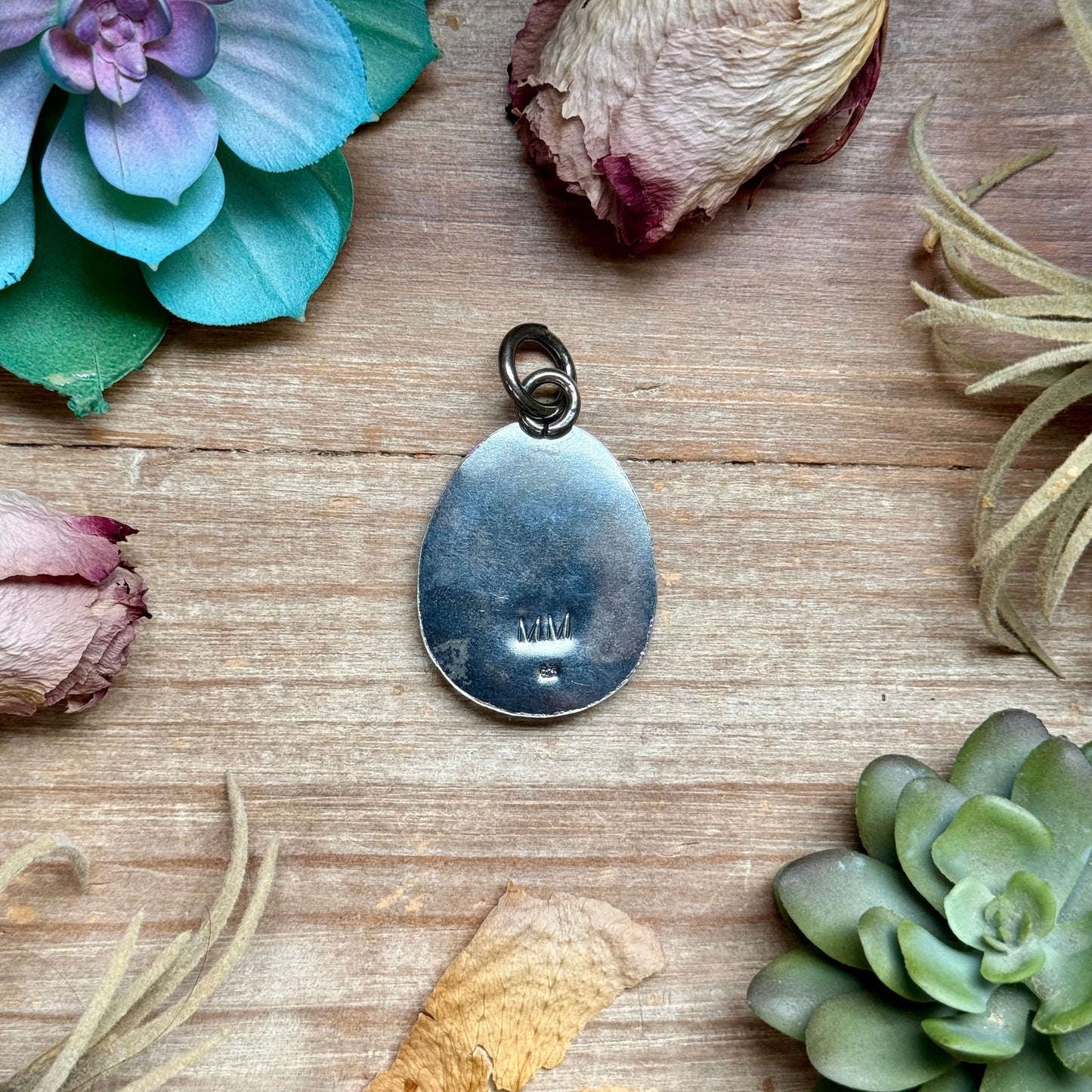 MJ Turquoise Pendant – Sterling Silver