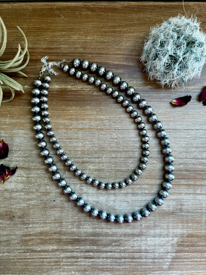 NEW! Build your own Sterling Silver Pearls Necklace 4-5-6-8-10 mm