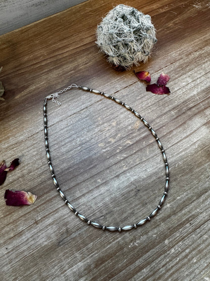 Torpedo choker Sterling Silver Pearls