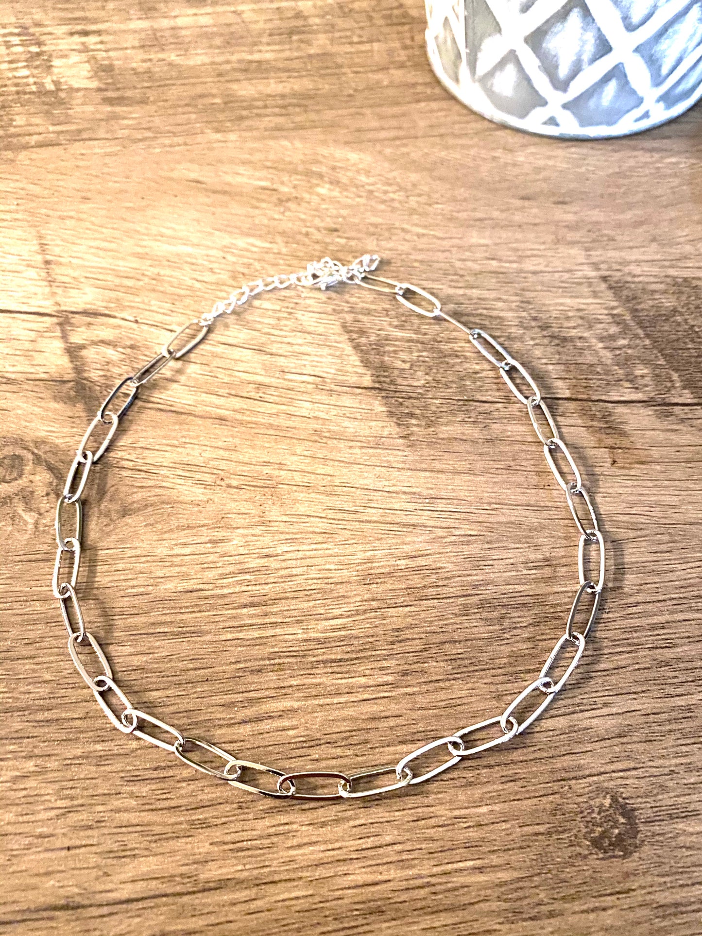 Chain choker silver