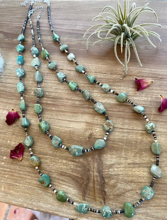 22 Inch or 32 inch turquoise necklace