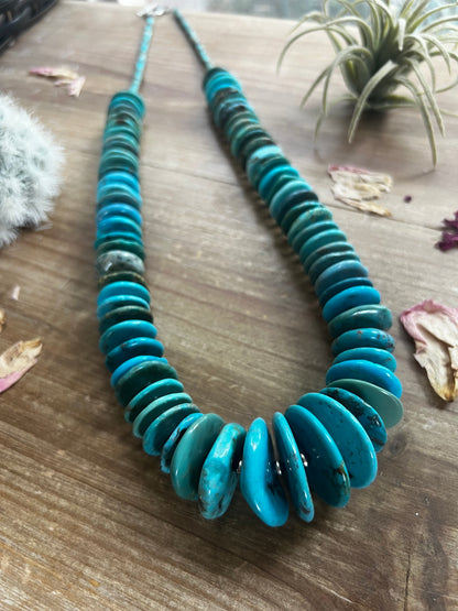 High end turquoise necklace