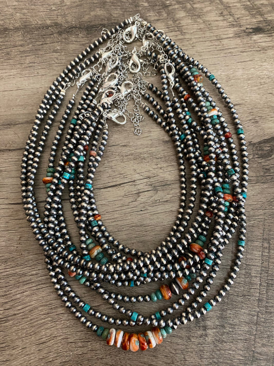 4 mm Navajo chokers - different variety to pick