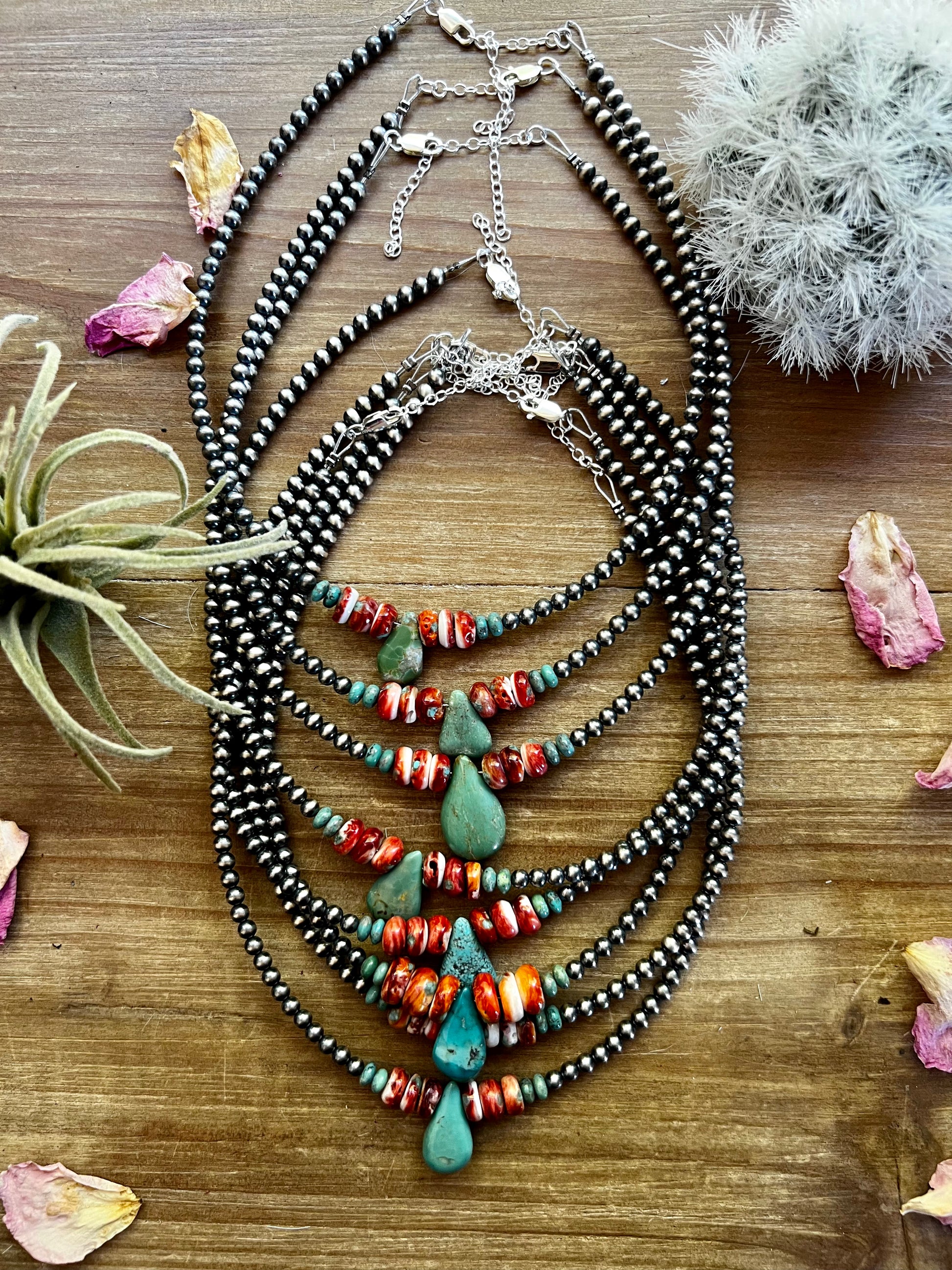 Turquoise Teardrop Navajos choker fall western jewelry ok The